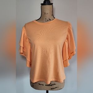 Zara bell sleeve shirt